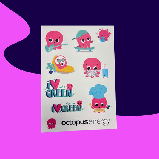 Octo Sticker A5 - Classici