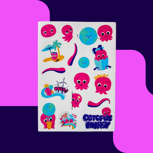 Octo Sticker A4 - Classici